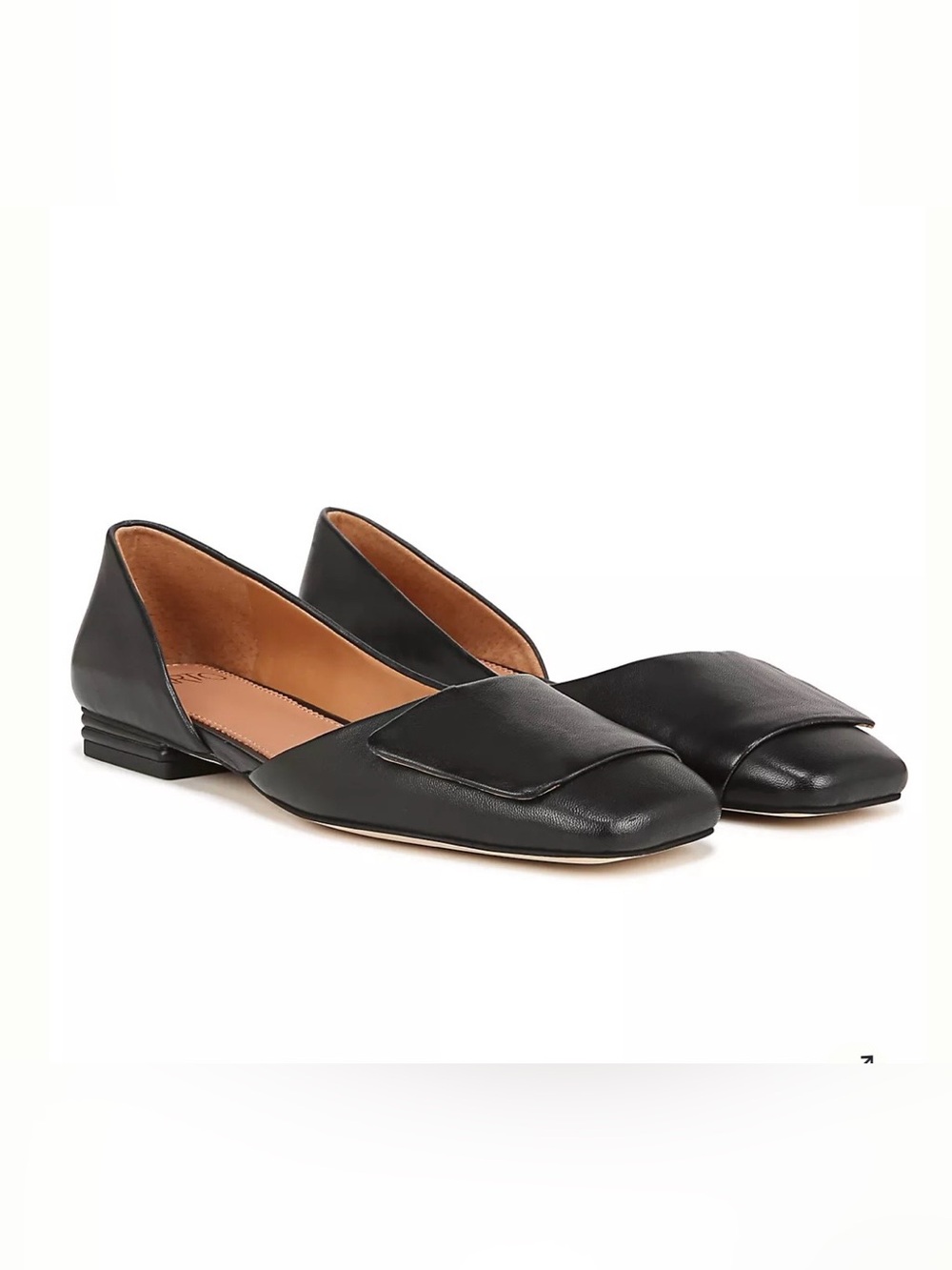 Franco Sarto Tracy Flat Black Leather